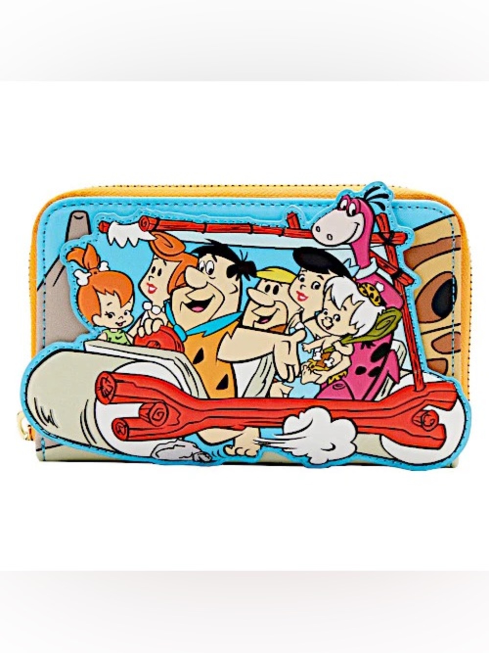Exclusive - The Flintstones Flintmobile Zip Around Wallet